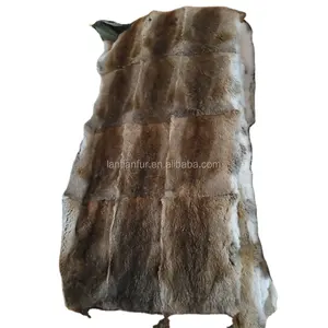 real rabbit fur blanket fur plate wholesale