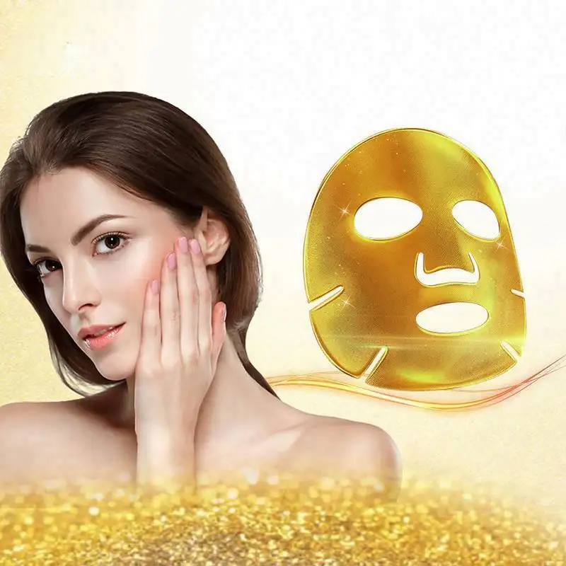 Produk perawatan pribadi populer baru, masker Perawatan Wajah kolagen wajah emas 24k di bawah kantung mata