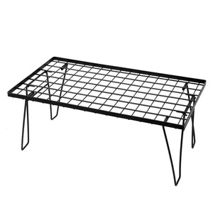 Mesa de Camping Plegable Portátil de Malla de Acero, Mesa Multifuncional para Barbacoa con Tabla de Cocina, Estación de Preparación de Comida al Aire Libre - Product Image 2