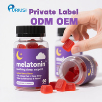 Fabricant OEM/ODM de compléments alimentaires pour le sommeil, gommes à la mélatonine 6 mg
