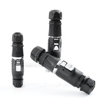 LP20 IP68 Wasserdichter 2/3/4-Poliger Stecker Buchse Stromstecker Luftfahrt-Verbindung Kupfer 10A/25A Automobilkabel-Verbindungsstecker