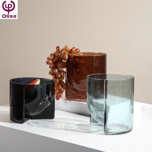 Juego de 2 piezas, Mini jarrón, terrario, maceta hidropónica, jarrón de cristal, flores de boda, candelabros, decoración, jarrón de brotes de cultivo de vidrio de <span class=keywords><strong>aguacate</strong></span> - Product Image 4