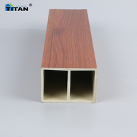 Paneles de techo Wpc 600*600 Lambris Bois Viga de techo de madera sintética