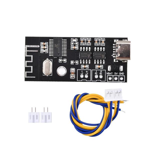 MH-MX38 Wireless BT Audio Module 5V USB Type-C Stereo Audio 5W+5W Amplifier MP3 Lossless Decoder Receiver Board