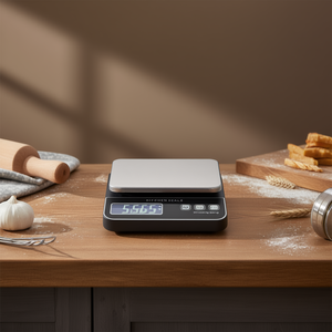 Balance de cuisine 5 kg 1 g en acier inoxydable numérique avec éclairage pour la cuisson et la pâtisserie - Product Image 3