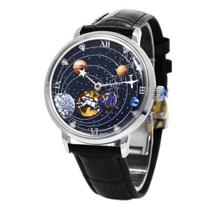 Montre homme Space Explore, montre mécanique de luxe automatique pour homme, bracelet en cuir véritable - Product Image 2