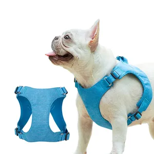 OEM Custom Reflective Oxford Vest With Soft Mesh Padding And No-Pull Design For Small Medium And Large Dogs.