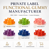 Fabrieksgroothandel Multicolor Zoetzure Kauwgommetjes Cartoon Vorm Fruit Smaak Halal Gummies voor Kinderen