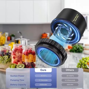 Wholesale Automatic <b>Small</b> Household Food Preservation Machine Portable Vacuum Sealer Mini Style for Mason Jar <b>Storage</b> - Product Image 3