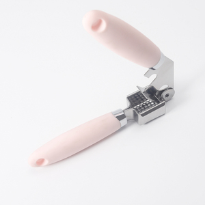 <span class=keywords><strong>Set</strong></span> peralatan dapur baja tahan karat 7 buah, <span class=keywords><strong>set</strong></span> gadget dapur dengan pegangan lembut merah muda - Product Image 5