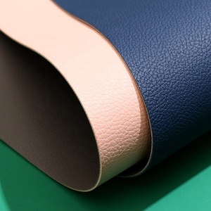 Manteles Individuales rectangulares de cuero para mesa, manteles individuales de dos colores, <span class=keywords><strong>azul</strong></span>, rosa y gris, para Decoración de mesa, boda y uso diario, disponibles - Product Image 6