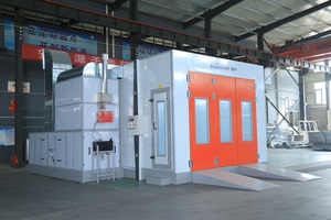 Cabine de peinture automobile Longxiang LX2S haute efficacité, système de chauffage diesel homologué CE, filtres haute performance, éclairage <span class=keywords><strong>LED</strong></span>, garantie 1 an - Product Image 5