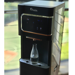 Erogatore elettrico indipendente nero dell'acqua con alloggiamento in plastica compressore caldo e freddo per uso domestico e alberghiero - Product Image 3