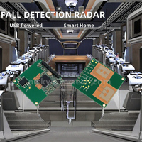WGZX Hi-Link Nouveau Radar de Détection de Chute Humaine 60GHz USB Zigbee RS485 MmWave HLK-LD6002C Surveillance Intelligente 2T2R