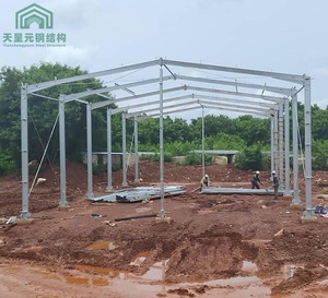 Edificio <span class=keywords><strong>de</strong></span> Almacén Moderno Prefabricado con Estructura <span class=keywords><strong>de</strong></span> Acero <span class=keywords><strong>de</strong></span> 2000 m² para Aplicaciones en Fábricas <span class=keywords><strong>de</strong></span> Procesamiento <span class=keywords><strong>de</strong></span> <span class=keywords><strong>Alimentos</strong></span>, Garajes, Naves y Villas - Product Image 4