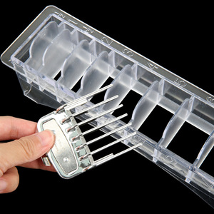 Caja de Plástico Transparente con 10 Compartimentos para Guardar Maquillaje y Uso en Salón - Product Image 3