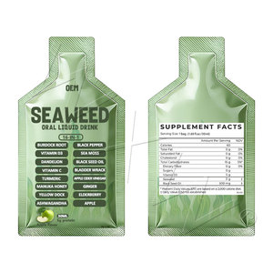 Sachet de Líquido Oral de Algas Marinas con Vitamina <span class=keywords><strong>D</strong></span> y Calcio - Refuerza el Sistema Inmunológico y la Fuerza Ósea OEM - Product Image 2