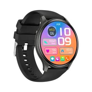 1.43-Inch Screen Amoled Display Silicone Smartwatch Bt5.3 Calls Multi-Health Functions Expressive 1.43Inch Screen Smart