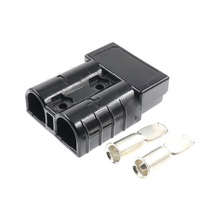 Conector de Batería para Montacargas Eléctrico de Alta Potencia, Macho/Hembra, CC 600V, Cobre Rojo, PC, con Arnés Personalizable, Modelo SH 50A
