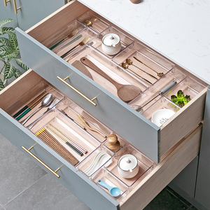 Transparent Jewelry Storage Box <b>Drawer</b> Organizer For Earrings Studs Necklaces Bracelets Rings 0.5L Capacity No Lid Solid Color - Product Image 2