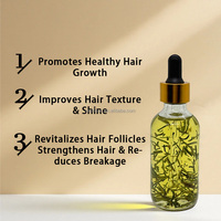 Huile Essentielle Naturelle aux Extraits de Citron, Menthe et Romarin pour Soins Capillaires, Huile Essentielle Anti-Chute à Base de Plantes pour Hommes et Femmes
