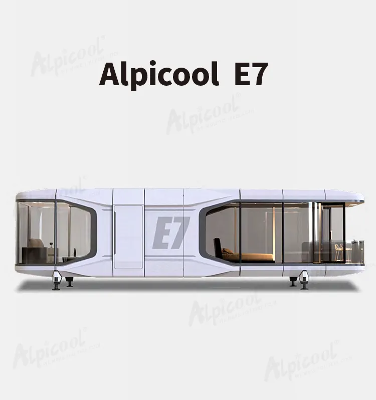 Alpicool E720フィート拡張可能モジュラーコンテナハウスモジュラー高級プレハブ住宅