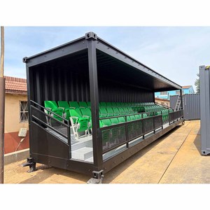 Temporary Prefabricated Grandstand Mobile Grandstand Bleachers Football Spectator Stand with 63 Flip up Seats for Club Football - Product Image 4