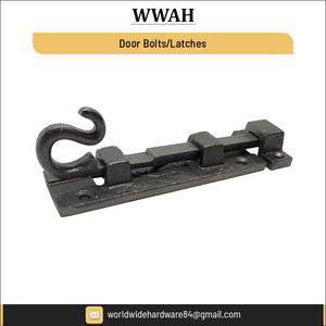 Loquets et verrous de porte en fonte noire, largement utilisés pour la fabrication, pour les acheteurs en gros - Product Image 5