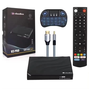 Nuevo VSee Box V5 Pro 2025 con Control Remoto por Voz, Mini Teclado Retroiluminado, Cable 8K para Android <span class=keywords><strong>TV</strong></span> con 4GB de RAM + 32GB de ROM - Product Image 5