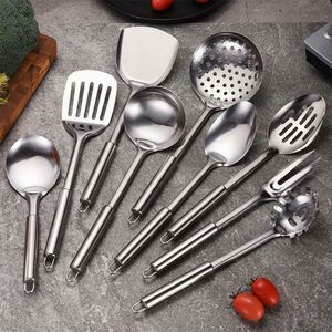 Hot Selling Stainless Steel Kitchen Utensils Sets 4 Pieces Kitchen Cookware <b>Tools</b> Spoon Ladle Turner Cooking <b>Tools</b> Kitchenware - Product Image 4