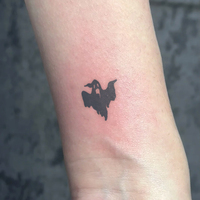 Tatouage temporaire Petite Phantom Pals, poupée Daruma, tatouage semi-permanent, imperméable, dure 2 semaines, tatouage à base de plantes pour le doigt, le bras
