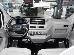 Nouveau véhicule électrique JMC <span class=keywords><strong>E</strong></span>-Fushun 2026, vitres claires, 5 places, toit bas, 53,58 kWh, fourgonnette légère pour transport urbain - Product Image 6