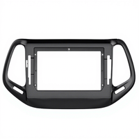 Jeep Compass 2017-2018 Cadre DVD de voiture Technologie de réduction du bruit Support de tableau de bord Kit radio stéréo 18