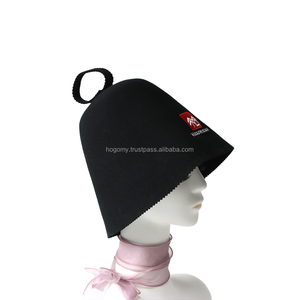Gorro de Sauna de Fieltro Ecológico de Lana Merino Ulike MW-36, Estilo Vikingo Nórdico, Gorro de Ducha Reutilizable Suave para Adultos, con Logotipo Personalizado - Product Image 4