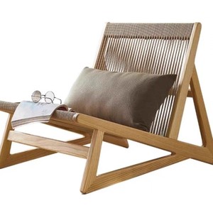 <span class=keywords><strong>Fauteuil</strong></span> individuel en bois massif artisanal avec tressage en corde de papier, écologique et durable pour <span class=keywords><strong>salon</strong></span>, chambre et salle à manger - Product Image 6