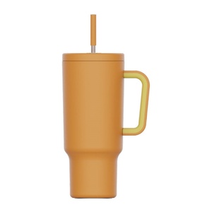 Big Capacity 40oz Leak Proof Tumbler with Handle and Straw Lid Vaccum Insulated Stainless Steel <b>Mug</b> - Product Image 6