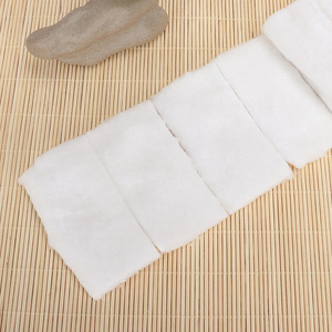 Tampons en coton absorbant, 1 couche, pliables, pour le démaquillage et le maquillage permanent, hygiéniques, sûrs et hémostatiques - Product Image 1