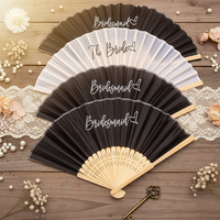 Éventail pliable portatif japonais pour femmes, style vintage rétro, en bambou