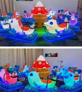 Instalaciones de Juego para Niños, Carrusel Pequeño, Columpio Giratorio Infantil para Interiores, Carrusel de Sillas Voladoras en Venta - Product Image 2