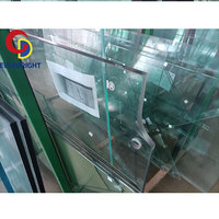 Verre à faible teneur en fer de 8 mm d'épaisseur, verre trempé super blanc transparent de 12 mm pour la construction