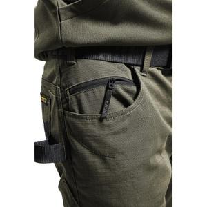 BLAKLADER - 149513304599D104 Pantalones de servicio con estiramiento Verde Oliva oscuro/Negro-PANTALÓN DE TRABAJO EAN 7330509543870 - Product Image 5