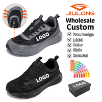 Chaussures pour hommes à bout large, baskets confortables antidérapantes pour la course, pointures 39-48, chaussures de créateur avec logo personnalisé