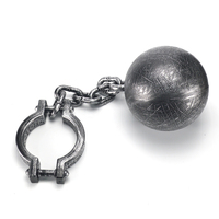 Halloween festival accessoires en plastique criminel jambe manille menottes prison boule chaîne serrure