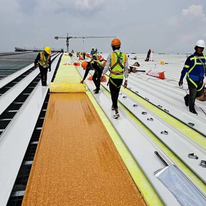 UET <span class=keywords><strong>Laine</strong></span> <span class=keywords><strong>de</strong></span> <span class=keywords><strong>verre</strong></span> ultrafine <span class=keywords><strong>de</strong></span> qualité supérieure <span class=keywords><strong>en</strong></span> fibre <span class=keywords><strong>de</strong></span> <span class=keywords><strong>verre</strong></span> ignifuge et insonorisée avec revêtement <span class=keywords><strong>en</strong></span> feuille pare-vapeur double face - Product Image 6