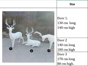 Décoration de Noël nordique de luxe, cerf géant, décoration de mariage et de maison, vente en gros d'usine - Product Image 6