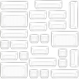 กล่องเก็บของแบบลิ้นชักใส ดีไซน์ทันสมัย เรียบง่าย เป็นมิตรกับสิ่งแวดล้อม ป้องกันฝุ่น ผลิตจาก PS สามารถประกอบรวมกันได้อย่างอิสระ เหมาะสำหรับห้องครัว - Product Image 6