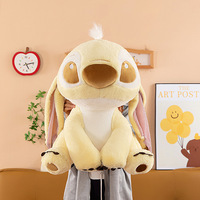 Boneka Plush Edisi Terbatas Multi-Ukuran Warna Emas dan Perak Berkilau dengan Bulu Panjang, Hadiah Sempurna untuk Pasangan.