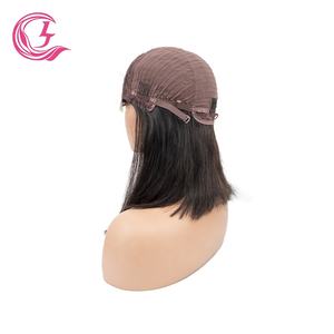 Clj ขายส่ง Cheveux วิกผมตรงยาว14นิ้ว,วิกปิดลูกไม้ Bobo ใสวิกผมตรงไหมบราซิลสีดำ4X4 - Product Image 3