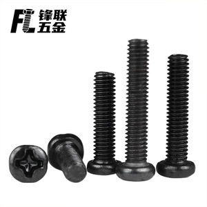 Tornillo de Cabeza Redonda Cruzada de Acero al Carbono Negro Fenglian M1 M5, Grado A para la Industria de la Construcción - Product Image 5