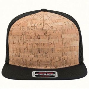Gorra Trucker OTTO SNAP de 5 Paneles con Malla Trasera de Perfil Medio, Diseño Floral Deportivo, Frente de Corcho, Visera Plana Personalizada, Rendimiento al Aire Libre, BSCI - Product Image 3